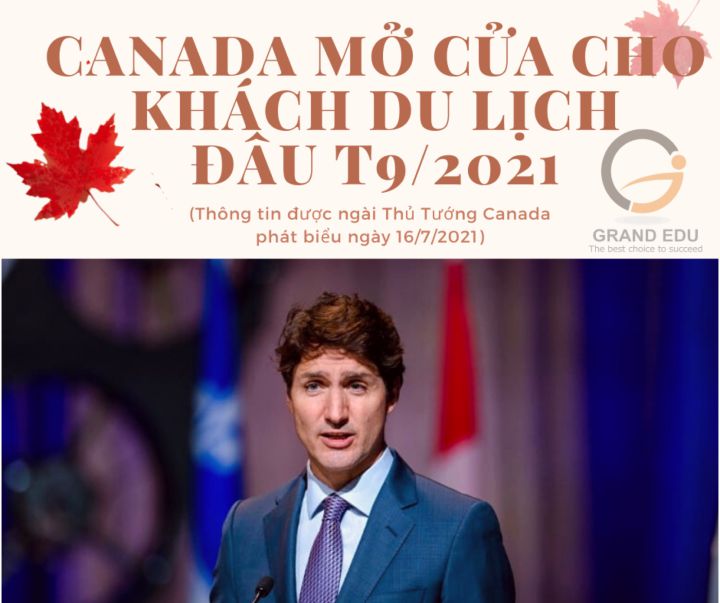 CANADA DỰ TÍNH SẼ MỞ CỬA BIÊN GIỚI TOÀN BỘ VÀO ĐẦU T9/2021